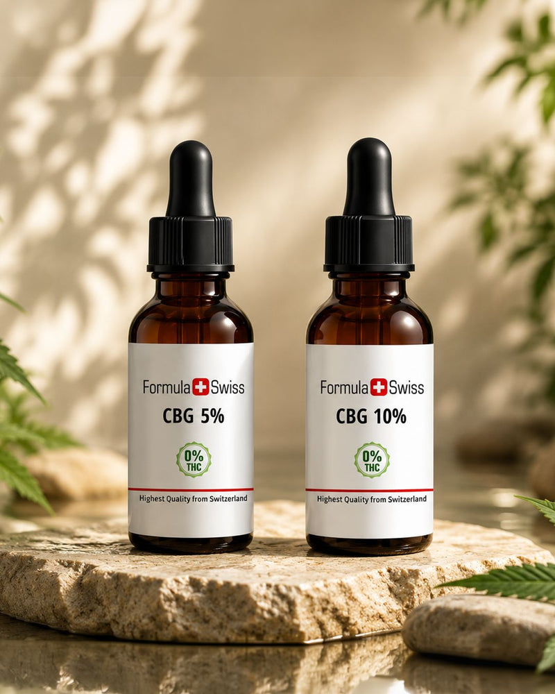 Acquista l'olio di CBG dalla Svizzera