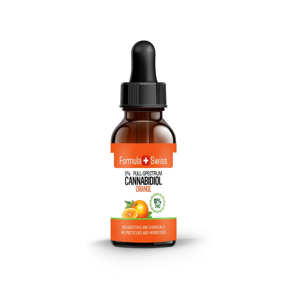 Olio di CBD in Olio di Arancia 0,0% THC