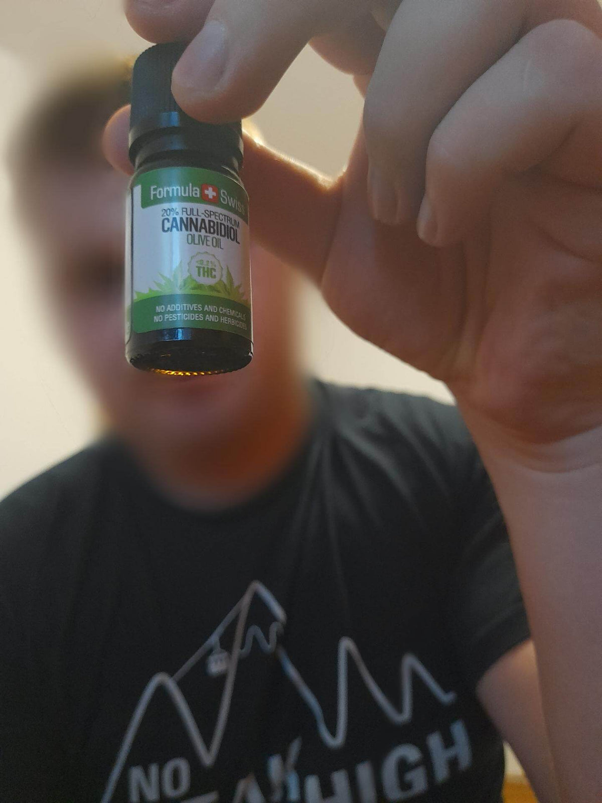 Formula Swiss Olio di CBD biologico nell'olio d'oliva