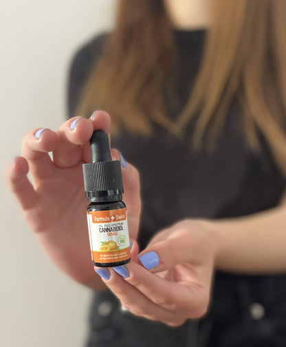 Formula Swiss Olio di CBD biologico in olio d'arancia