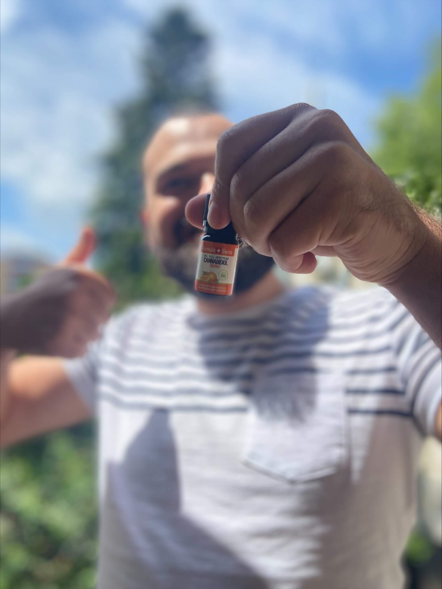 Formula Swiss Olio di CBD biologico in olio d'arancia